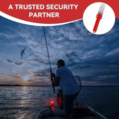 High-Visibility 2PCS Boat Flares for Safe Marine Adventures – Easy Deployment