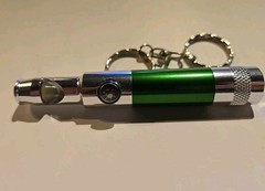 Tactical Survival High Frequency Whistle With LEDFlashlight And Compass Keychain