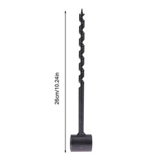 Outdoor Survival Hand Drill Carbon Steel Manual Auger Drill Self-Tapping Wood
