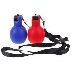 2pcs Hand Whistles: Soft Squeeze Whistle with Lanyards – Camping Survival
