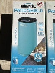 THERMACELL 2 Mosquito Repeller Patio Shield Brand New In Box Glacial Blue