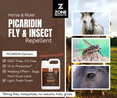 Horse & Rider Fly & Insect Gallon Refill Picaridin Flies Ticks Mosquito