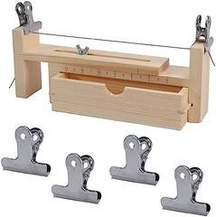 Restynic Paracord Jig Bracelet Maker, Wooden Jig Bracelet Maker with 4 Clips – A