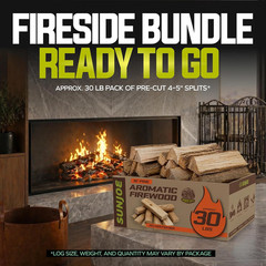 16″ Pine Aromatic Firewood, Natural Kiln-Dried for Fireplaces, Campfires, Wood S