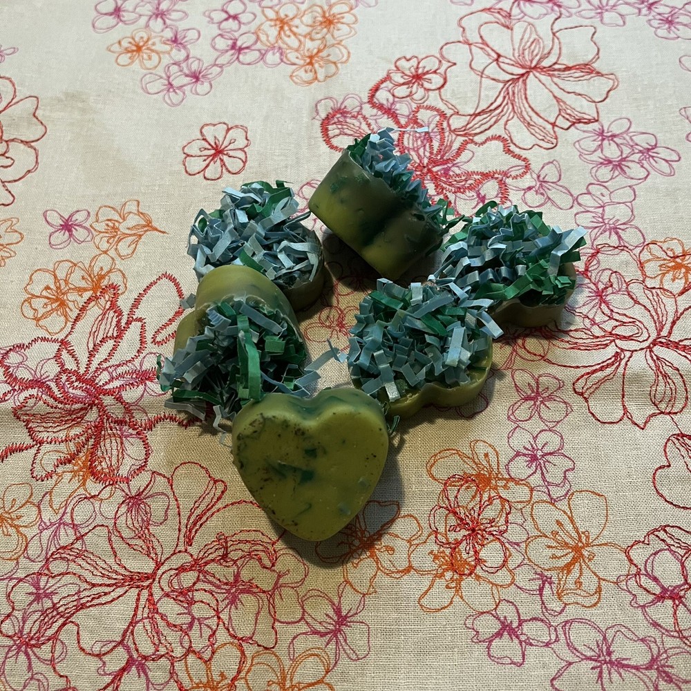 Heart Shaped Wax Fire Starters – 6 pack