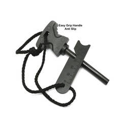 Survival Outdoor Fire Starter Ferrocerium Rod Magnesium Flint Stone Camping
