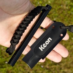 Keon Flint and Steel fire Starter kit, Ferro Rod fire Starter Survival Tool,