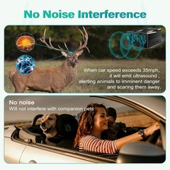 Double Horn Universal Deer Whistles – Durable ABS – Easy Install – 4 Pieces