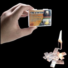 Waterproof & Odorless Fire Starters – 24 Pack for Effortless Indoor/Outdoor Use