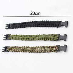 23cm Seven Core Paracord Escape Outdoor Emergency Plaited Rope EDC Camping