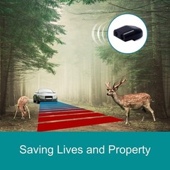 Deer Whistles for Car 8 Pack Dual Construction Universal Fit Black Easy Install