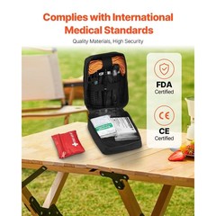 Complete 250-Piece Survival First Aid Kit for Outdoors & Emergencies
