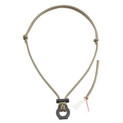 PSKOOK Fire Starter Necklace, Survival Paracord Necklace with Flint and Steel,