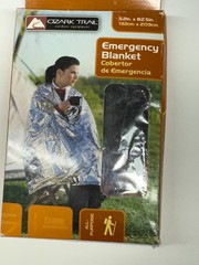 2x Ozark Trail Emergency Blanket Wind & Waterproof Aluminized Polymer 52×82.5 in