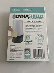 DynaShield Refill Mosquito Repellent Pads (8) Per Box | New In Original Box