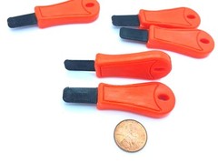 5x Rod Striker/Scraper Blade Firesteel Ferro Flint Ferrocerium EDC BOB ORANGE