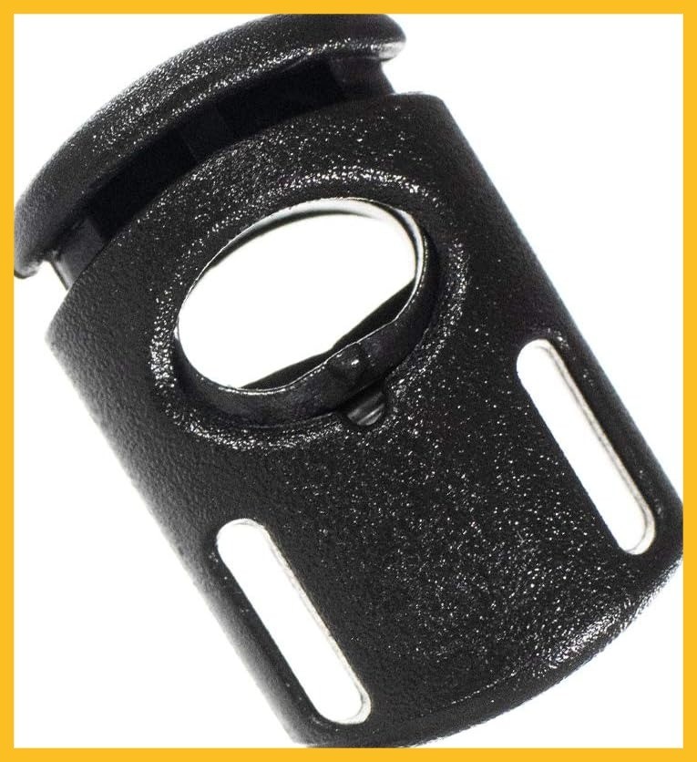 Paracord Planet Ellipse Spring Cord Lock 1/4 Inch Plastic for Paracord Clothing