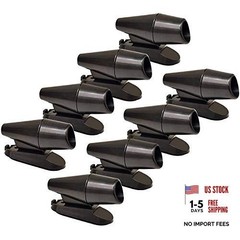 8Pcs Deer Whistles for Vehicles Wind Activated Black – 8 Pack C