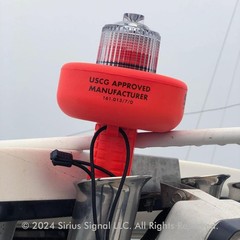 Electronic Distress Flare Flag Waterproof SOS Sea Emergency Signal USCG Approved