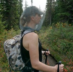 Fine Mesh Soft Multi-Filament Mosquito Head Net (SP883) Single – Green [B23]