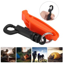 Emergency Whistle Dual Frequency Multifunctional Orange Safety Warning Whistle