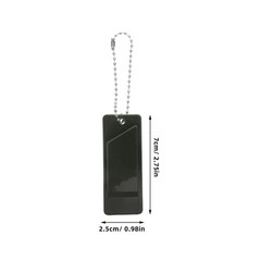 Durable Black Survival Whistle with Lanyard for Outdoor Camping Hiking Boating