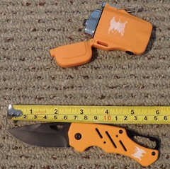 NRA Emergency / Survival Kit with Dual-Arc Lighter, Folding Pocket Knife