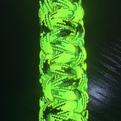 Handmade Paracord Bracelet Green Camo/Black