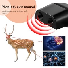 Deer Whistles for Cars, Save Deer Avoid Collisions Animal Alert 4 PCS Black