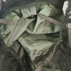 Vintage US Military Insect Head Net Green Army Shade 3 Nylon Size 59 NSN 8415