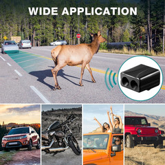 8 Pieces Deer Whistles for Vehicles, Car, Deer Horn Avoids Collisions Vehicles W