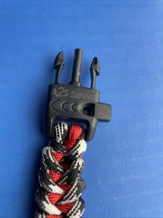A2S Survival Tactical Multifunction Paracord Bracelet Compass Whistle