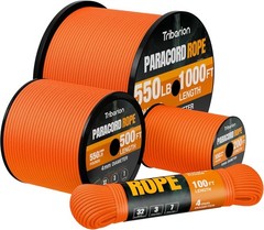 Paracord Rope 550 lb – 100ft 5/32″ Parachute Cord 4MM 7-Strand para Cord – Heavy