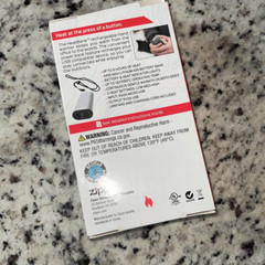 Zippo Manufacturing Company Silver HeatBank 6 Rechargeable Handwarmer New
