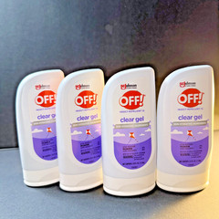 Off! Insect Repellent – Clear Gel – 20% Picaridin 3.8oz / 112mL – Lot Of 4