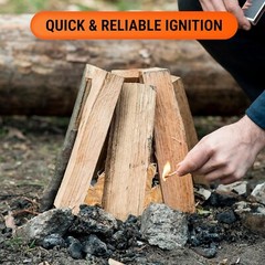 Effortless 100-Pc Fire Starters – Quick Ignition for Grills & Outdoor Fires