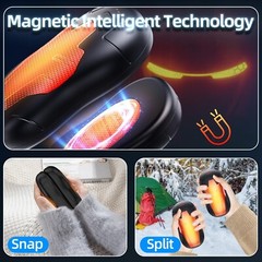 Hand Warmers Rechargeable,Two-Sided Heating,10000mAh, Great for Hunting &Skiing