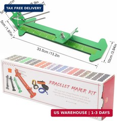 2 in 1 Paracord Bracelet Jig, Paracord Bracelet Making Kit, Adjustable Le