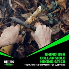 Tactical Hiking Stick with Integrated Survival Kit – Essential Camping Gear for