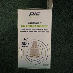 PIC Mosquito Repellent​ 60 Hour Device REFILL – 15 Ft Range – Safe For Kids &Pet