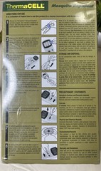 Original ThermaCELL Mosquito Repellent Silent Portable Black Flies Camping New!