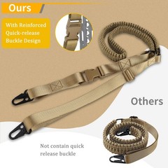 Point Paracord Sling with Metal Hook, 1.18″ Wide Traditional Paracord Webbing…