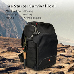 Fire Starter Survival Tool, 5/16″ Ferro Rod with Paracord Lanyard, Multi-Tool St
