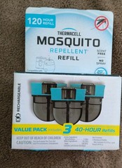 Thermacell Mosquito Repellent Refills, Pack of 3, 40 hours each