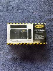 Mayday AM/FM Radio With Batteries Earthquake Kit Item