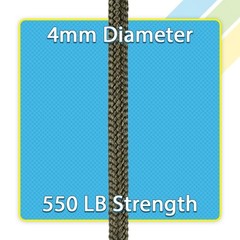 550lb Paracord Spools – 7 Strand Type III Tactical Parachute Cord for Hiking,…