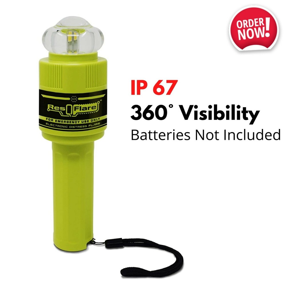 Electronic Distress Flare & Flag Waterproof IP67 Ocean Signal For Emergency Use