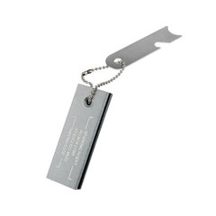 1/2/5/10 Permanent Flint Stone Eternal Lighter w/ Ruler Keychain Bottle Opener