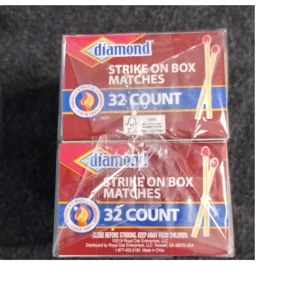 Diamond Strike On Box Matches 10 Pack 32 Count Each Camping Hiking