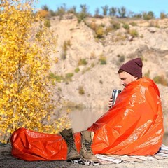 Emergency Survival Sleeping Bag, Ultralight Heat Resistant Cold Protection Rescue…